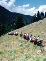 Pack string and riders on the move!